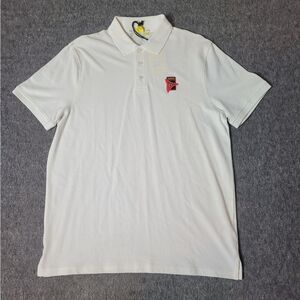 Ferrari Abu Dhabi World Men’s Size Xl White Golf Polo Shirt New